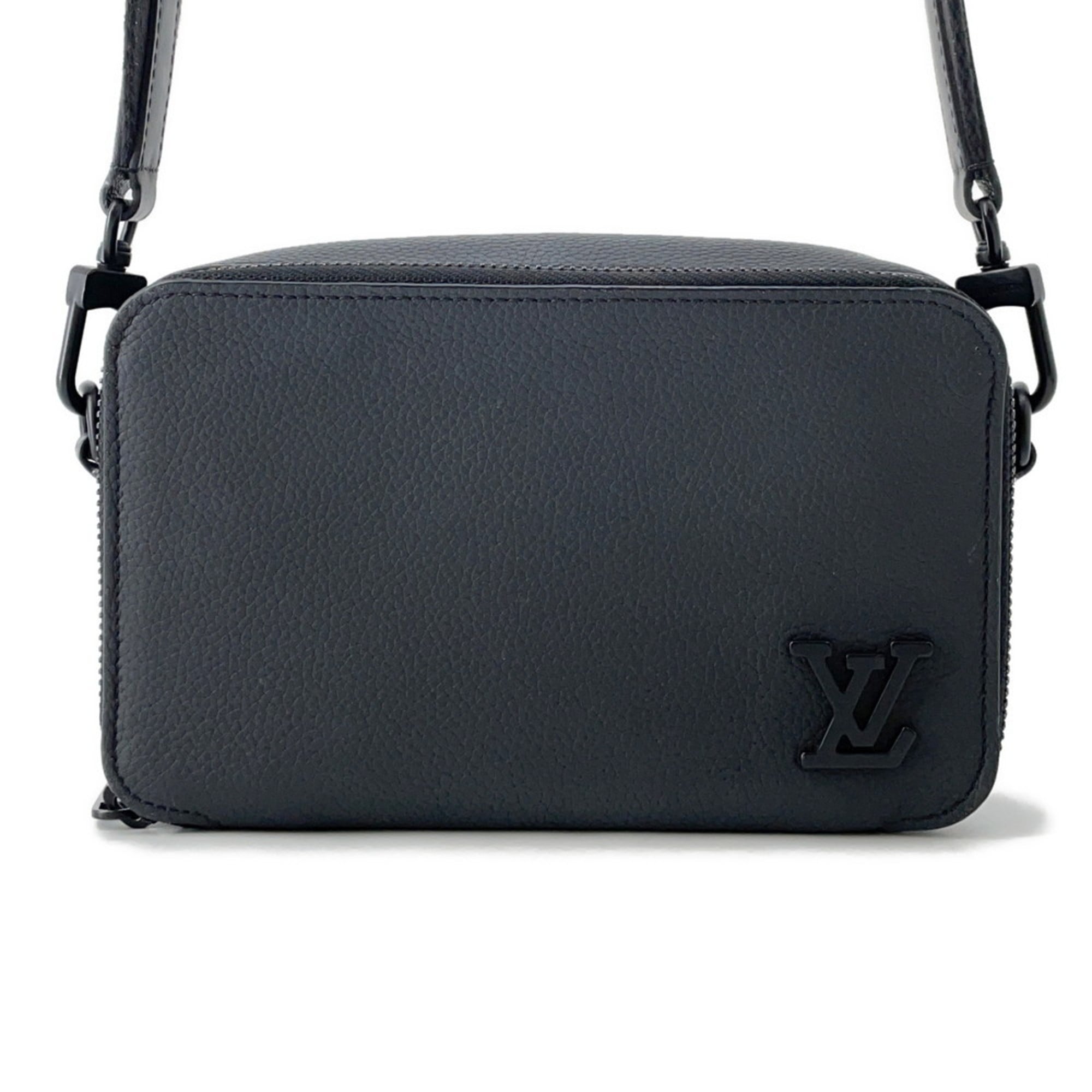 Louis Vuitton Black Noir Chain/Shoulder Wallet