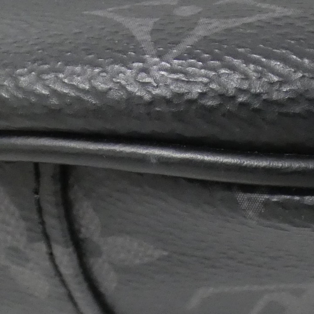 Louis Vuitton Black Coated Canvas Shoulder Bag