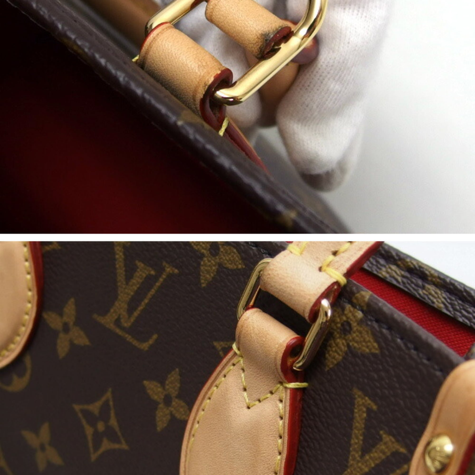 Louis Vuitton Brown Monogram Canvas Handbag Shoulder Bag