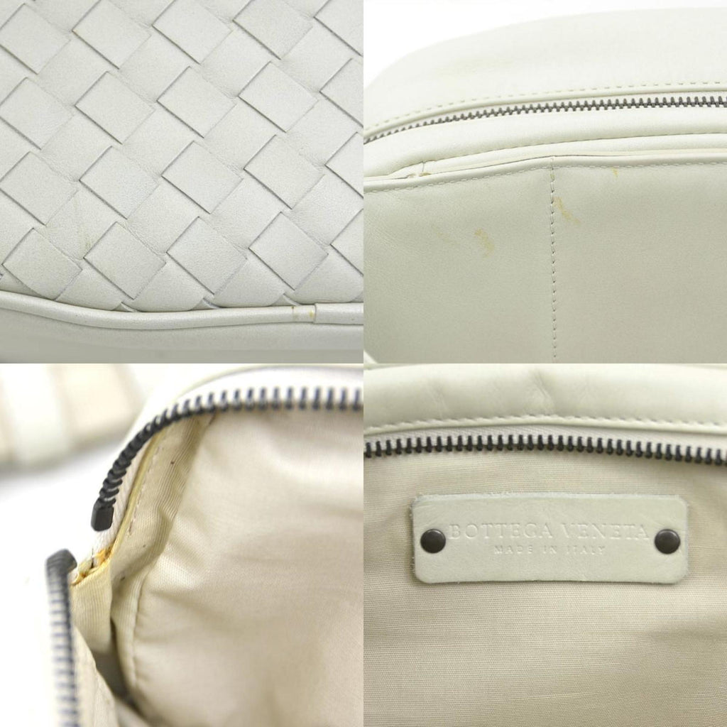 Bottega Veneta Ivory Intrecciato Fanny Pack