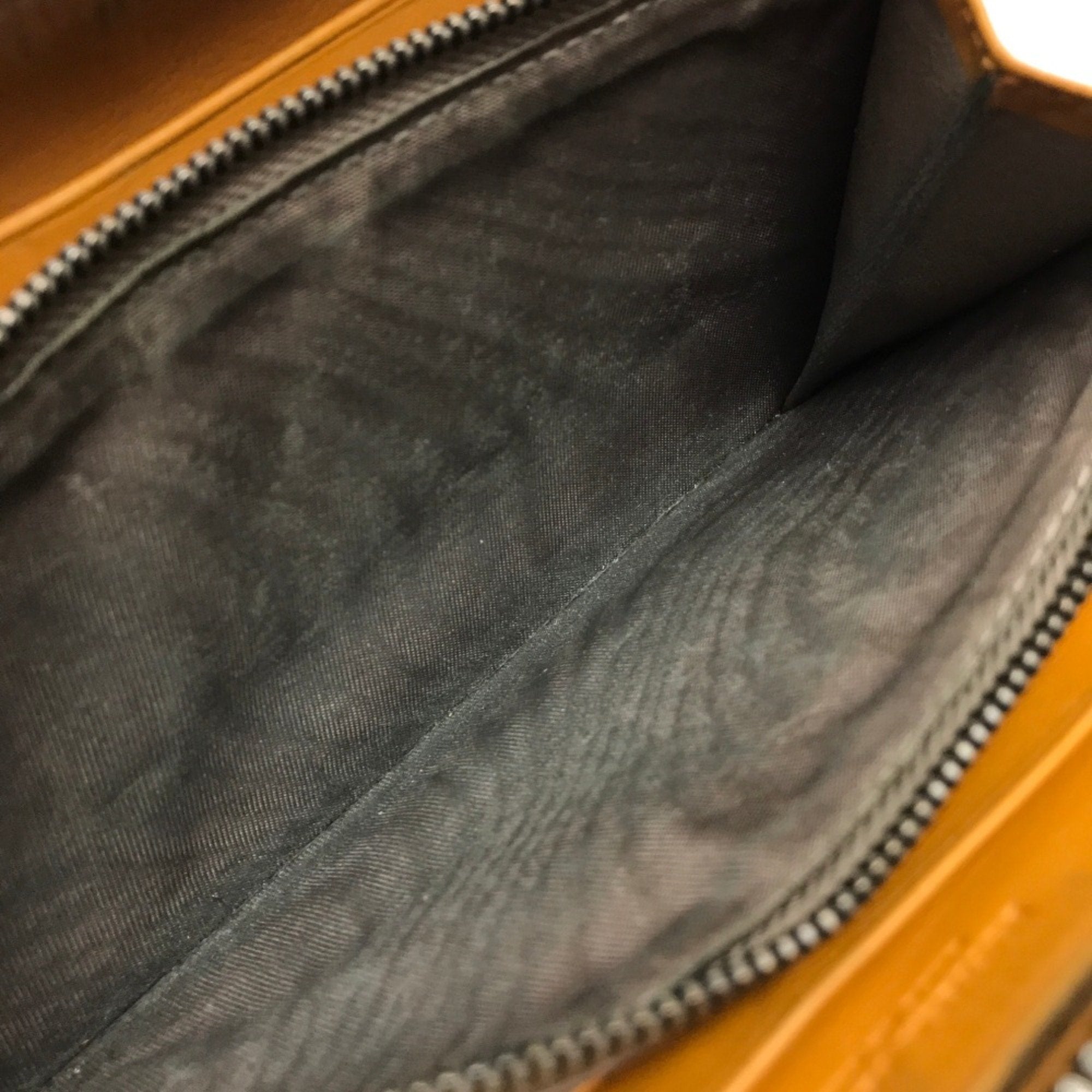 Bottega Veneta Orange Leather Long Wallet (Bi-Fold)