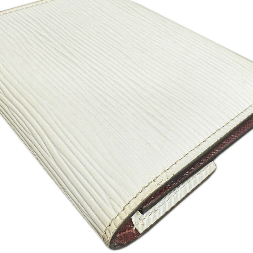 Louis Vuitton White Epi Leather Coin Purse/Coin Case