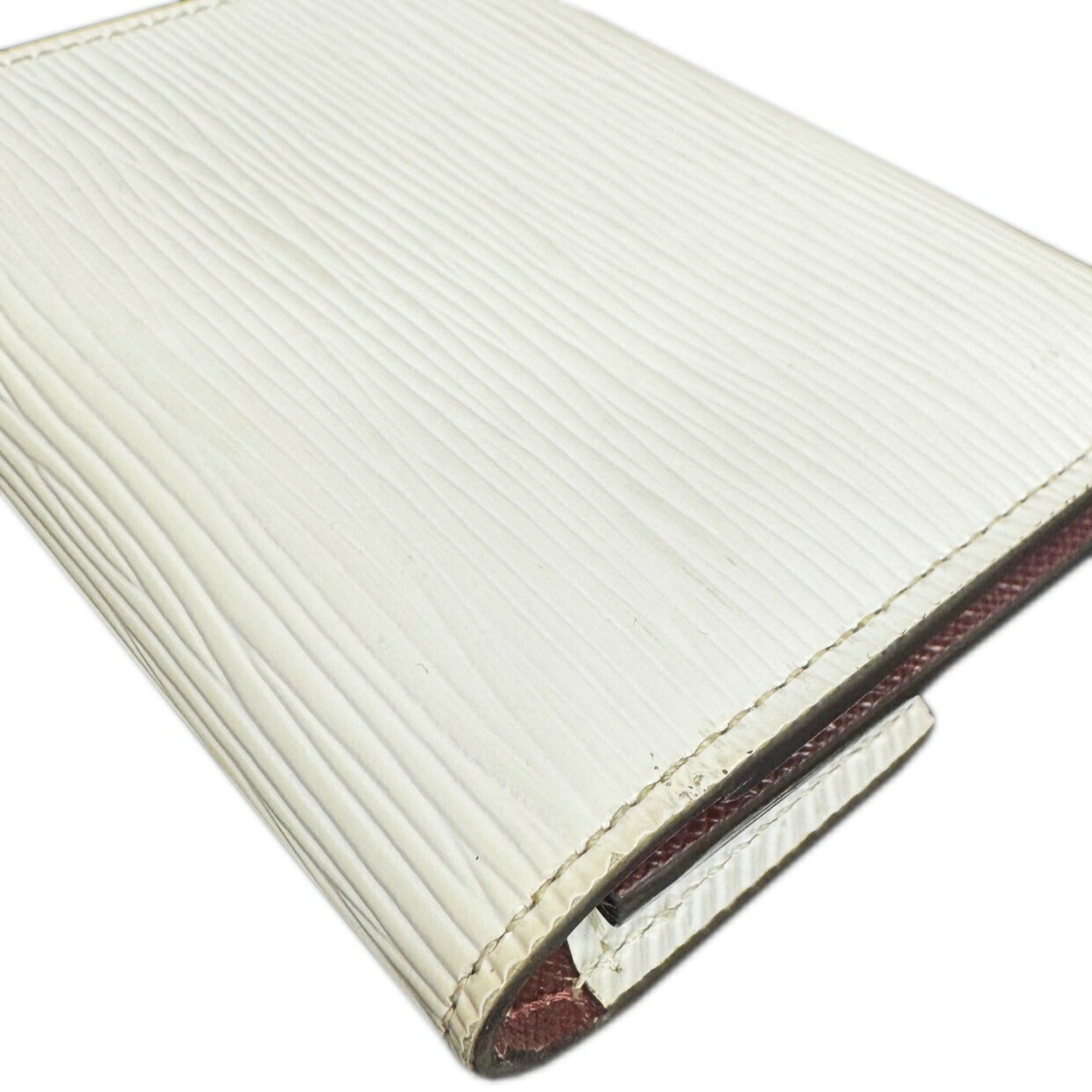 Louis Vuitton White Epi Leather Coin Purse/Coin Case