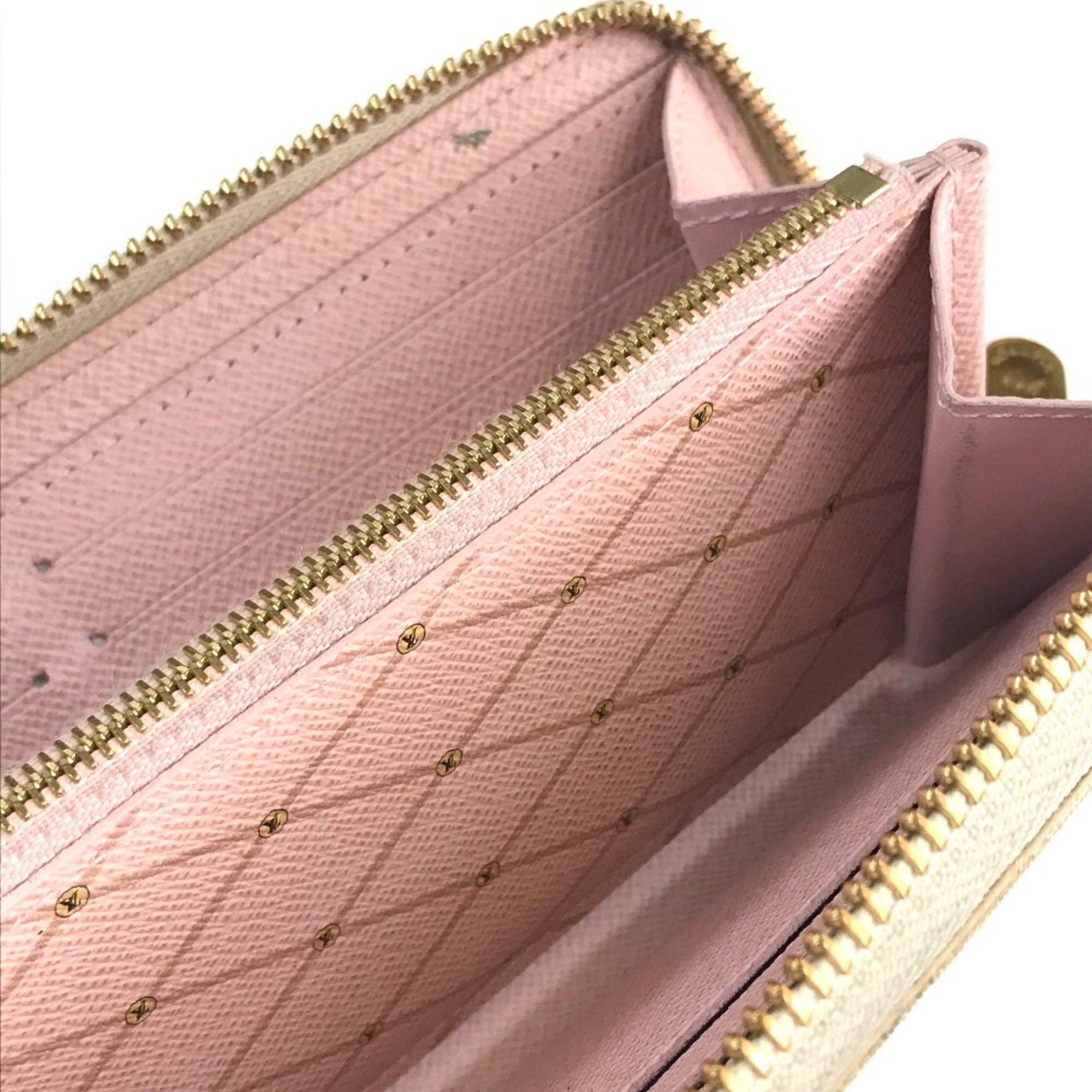 Louis Vuitton Damier Damier Azur White Damier Azur Long Wallet