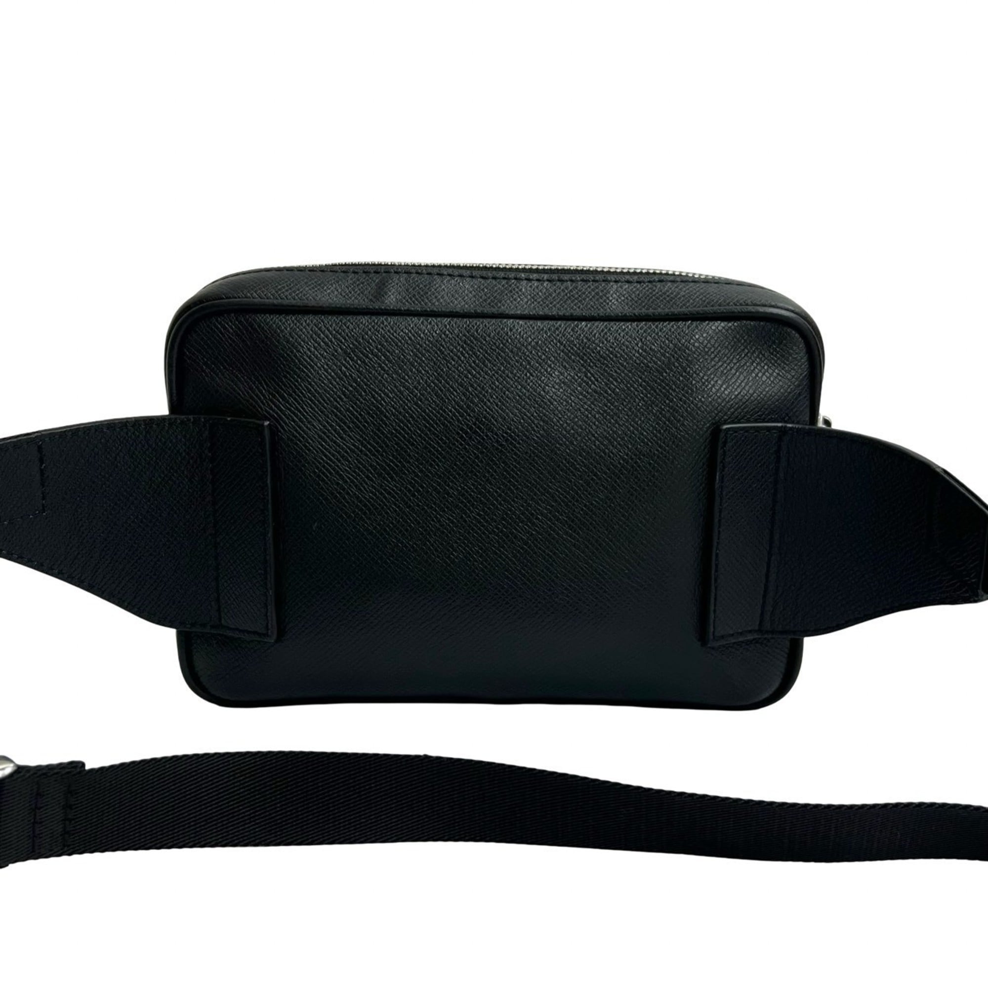 Louis Vuitton Black Leather Shoulder Bag Sling Bag
