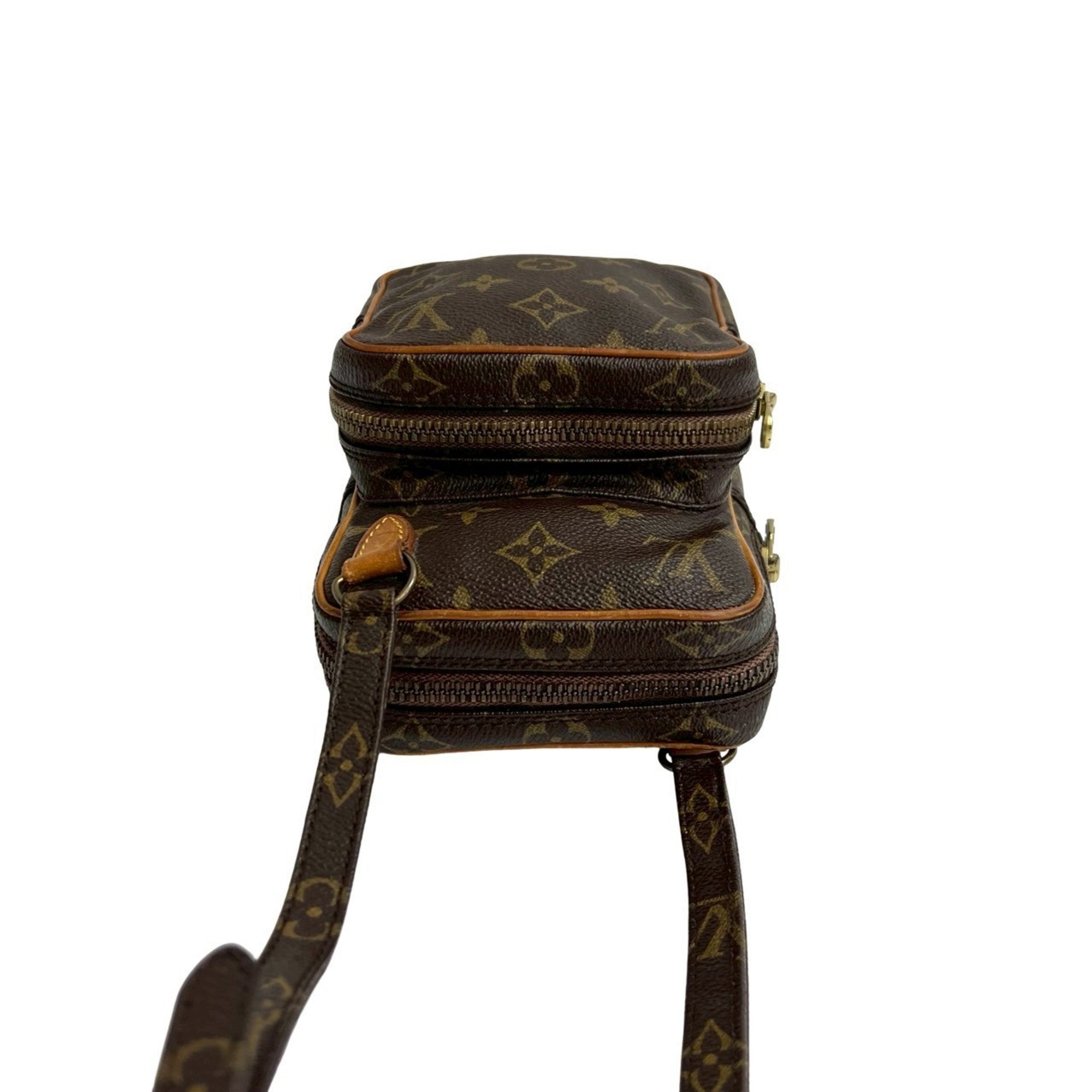Louis Vuitton Brown Leather Pvc Pochette Shoulder Bag