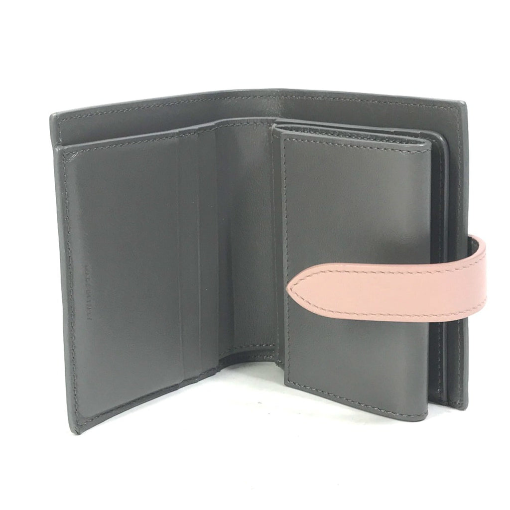 Celine Gray Leather Wallet (Tri-Fold)