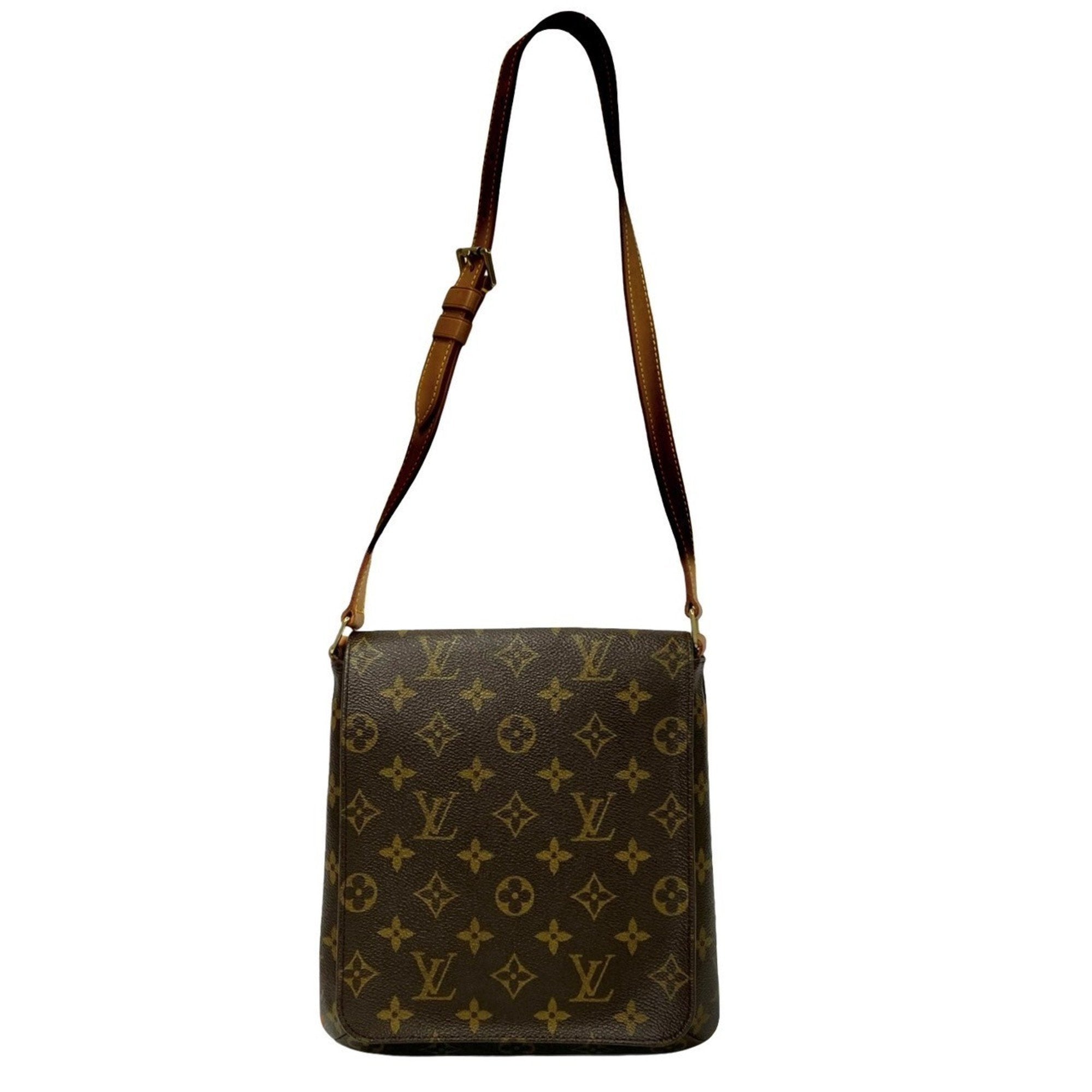 Louis Vuitton Brown Leather Pvc Pochette Shoulder Bag