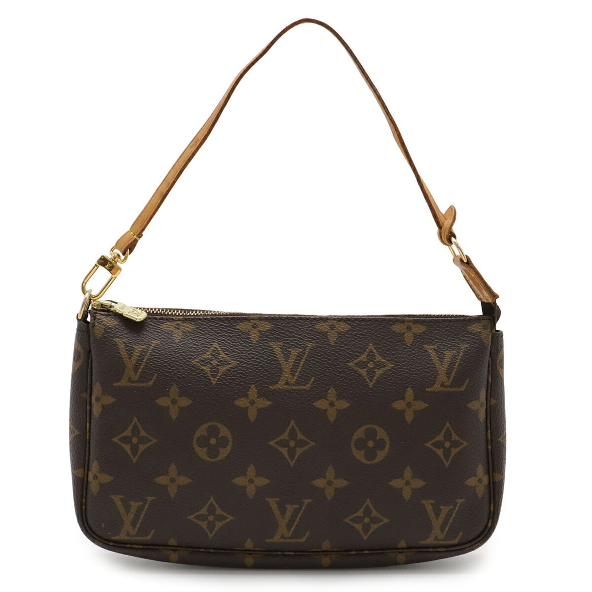 Louis Vuitton Brown Monogram Handbag Pochette Pouch