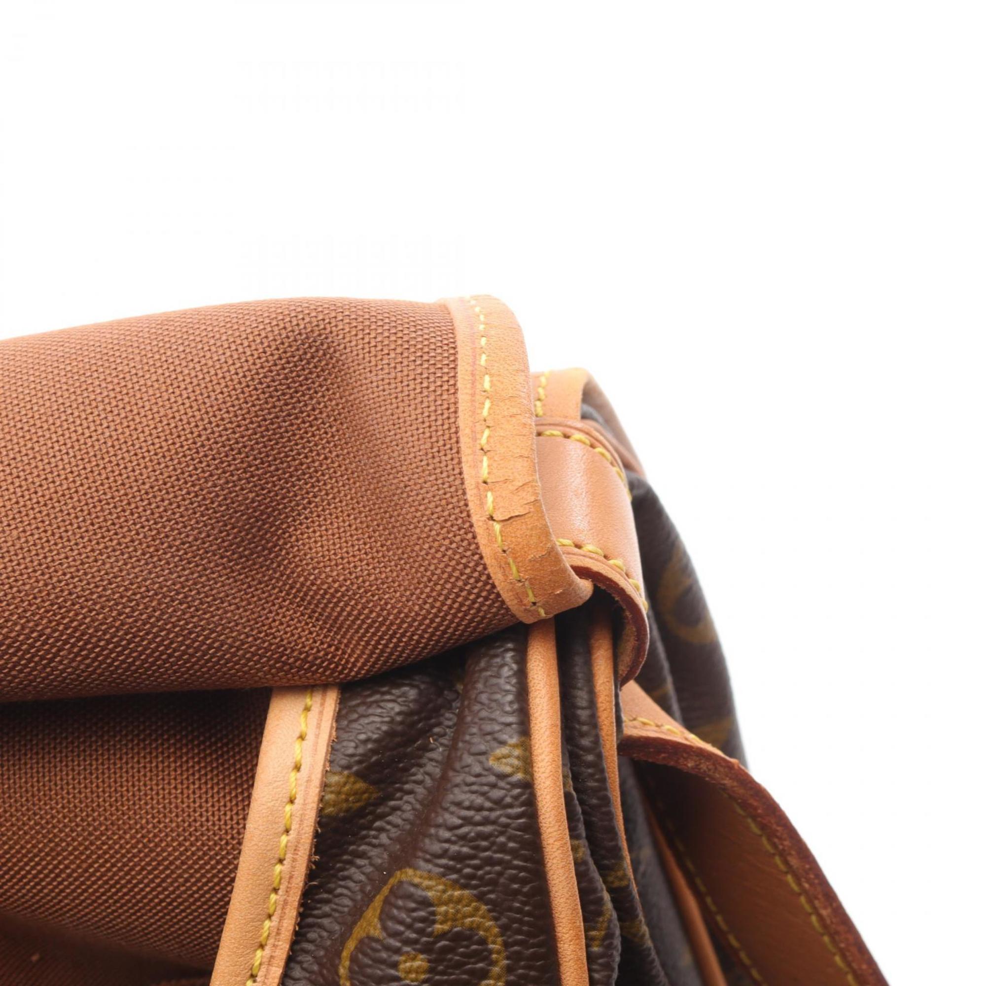 Louis Vuitton Brown Monogram Coated Canvas Pvc Leather Shoulder Bag