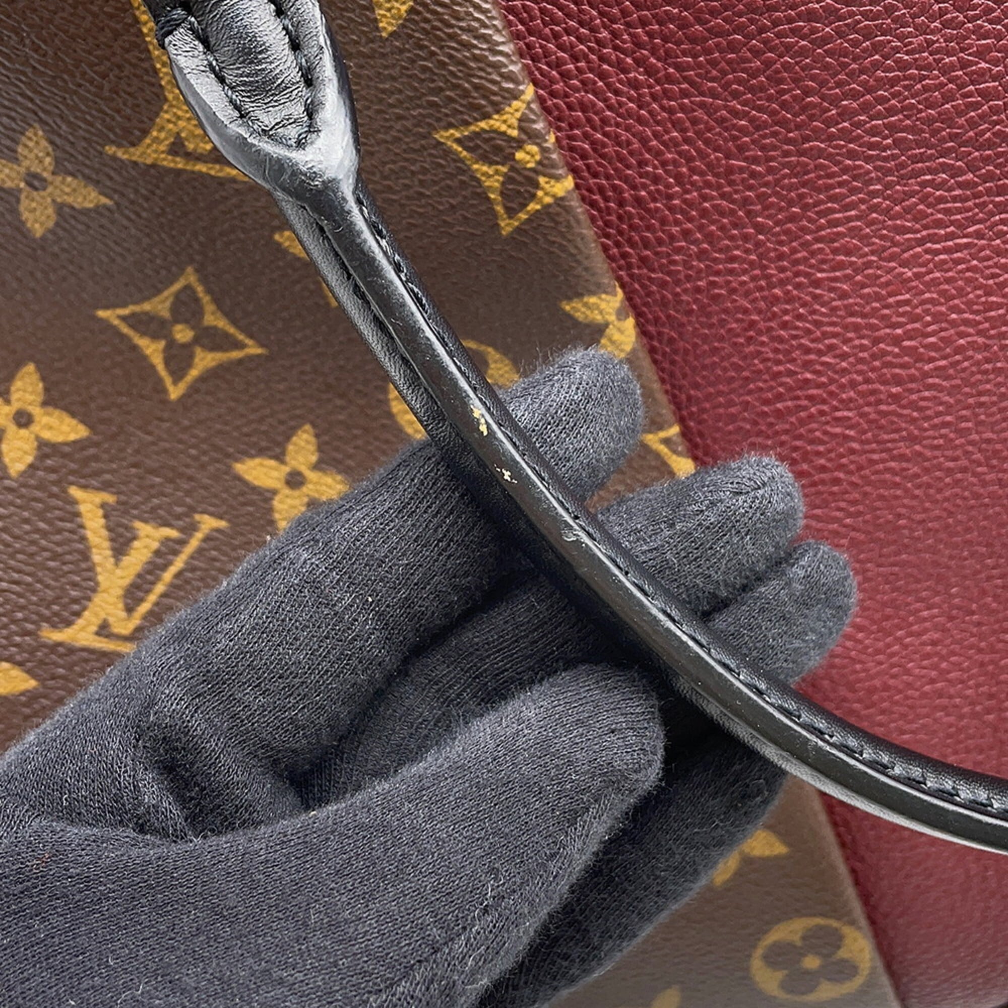 Louis Vuitton Monogram Bordeaux Monogram Shoulder Bag Tote Bag