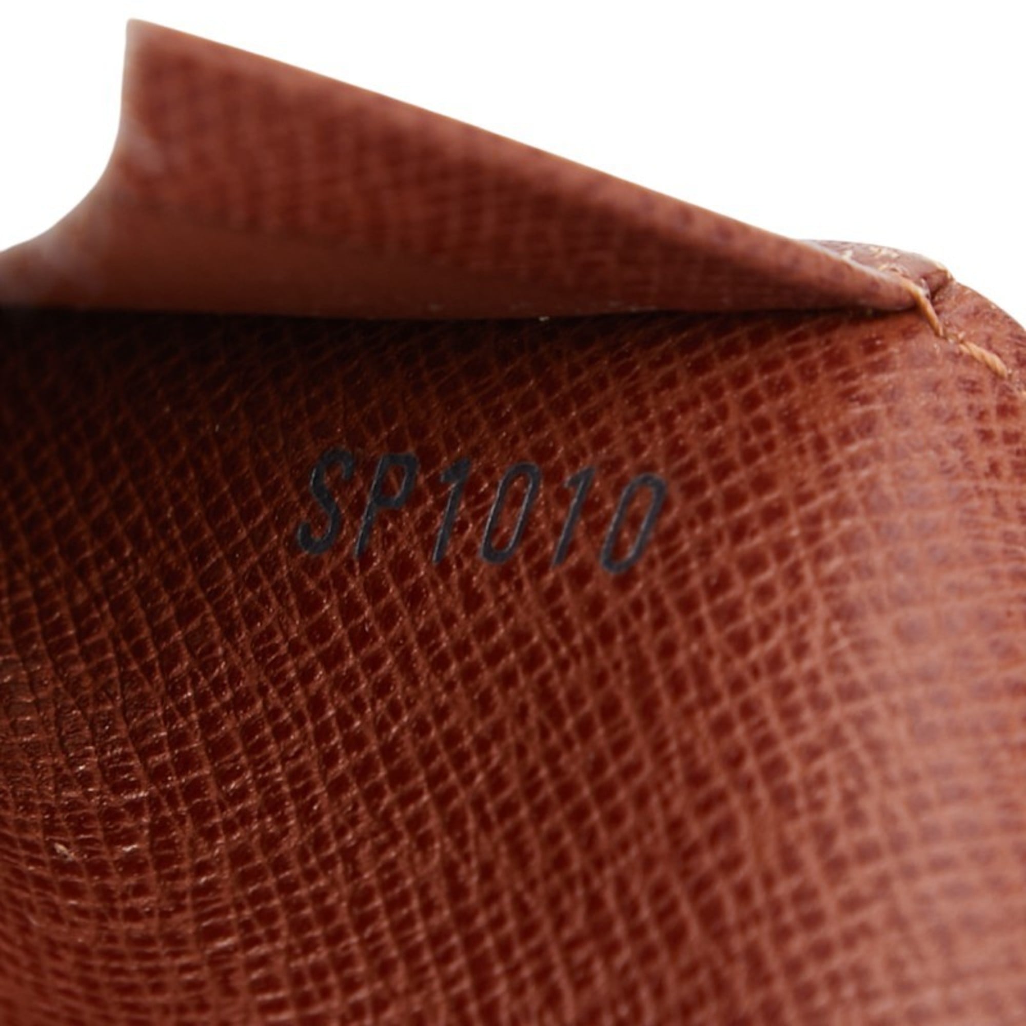 Louis Vuitton Brown Pvc Leather Wallet