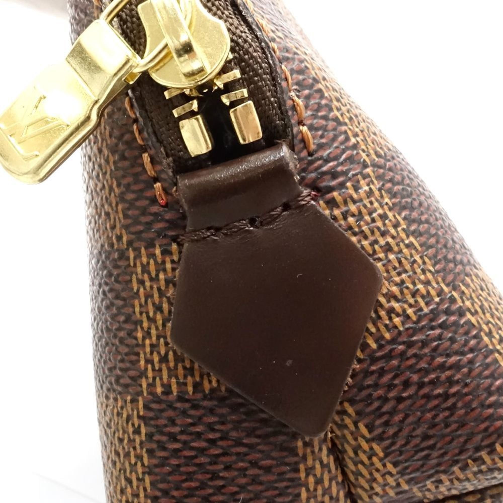 Louis Vuitton Brown Ebene Canvas Pouch