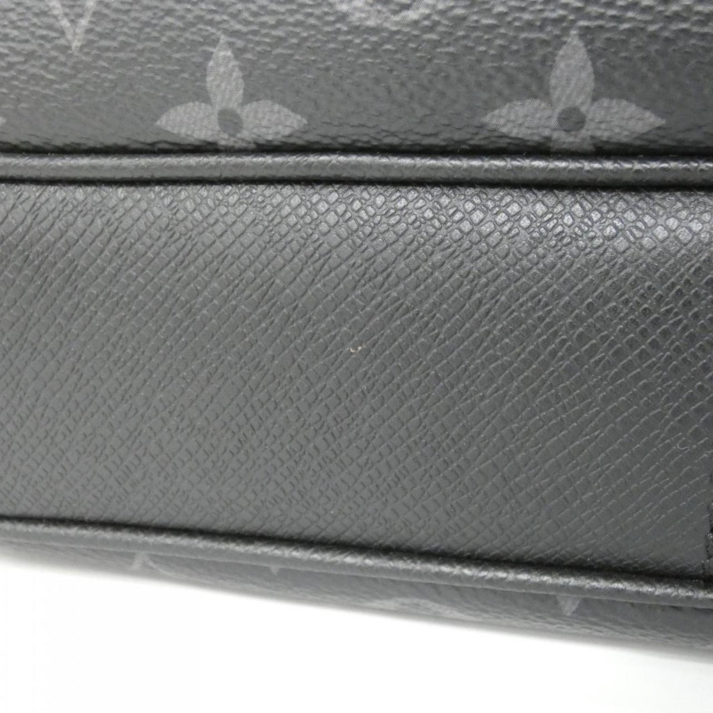 Louis Vuitton Black Coated Canvas Leather Shoulder Bag