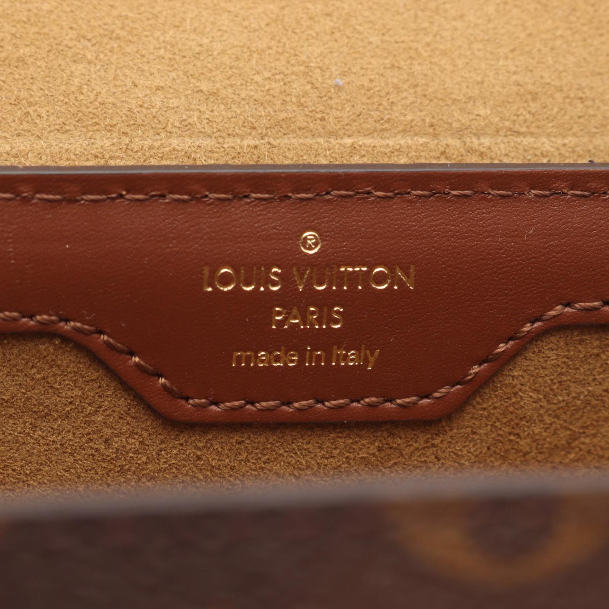 Louis Vuitton Brown Monogram Coated Canvas Handbag