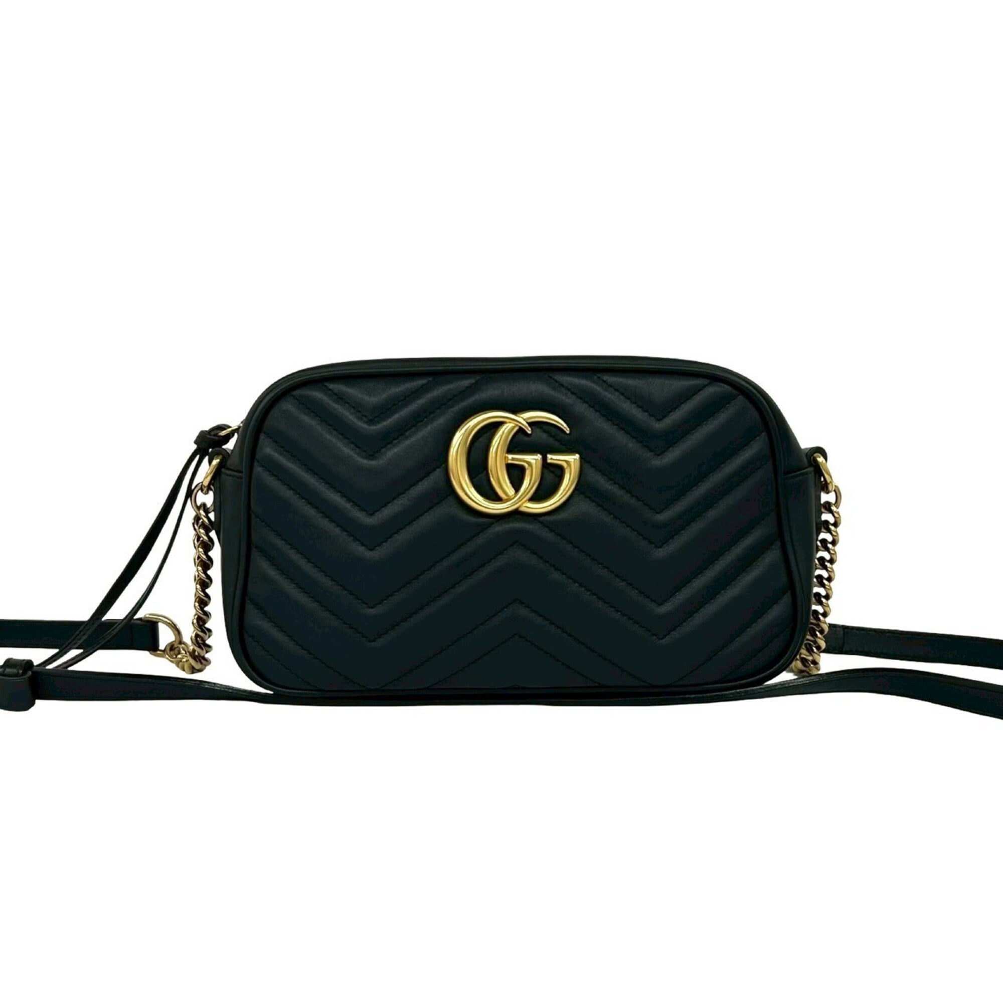 Gucci Black Leather Shoulder Bag (Pre-Owned)