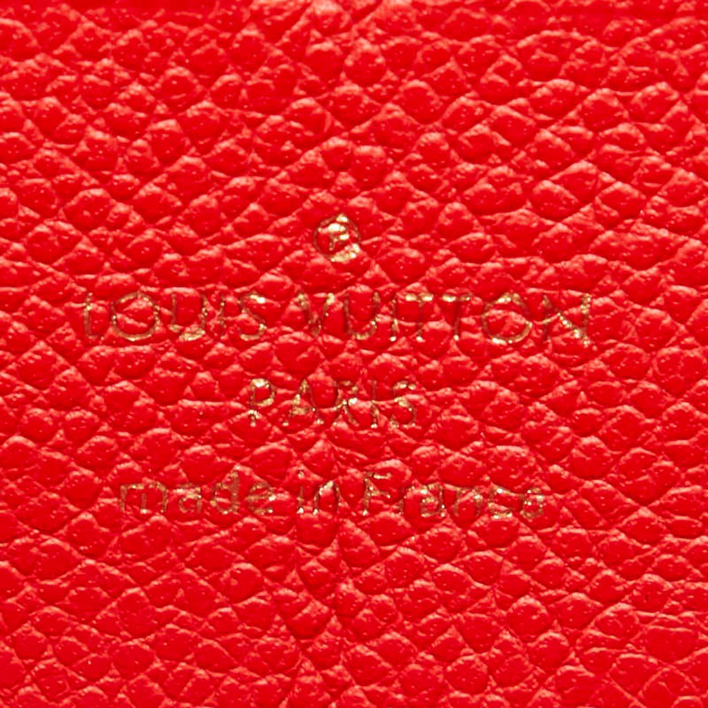 Louis Vuitton Auriane Red Color Leather Coin Purse/Coin Case