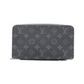 Louis Vuitton Black Coated Canvas Long Wallet