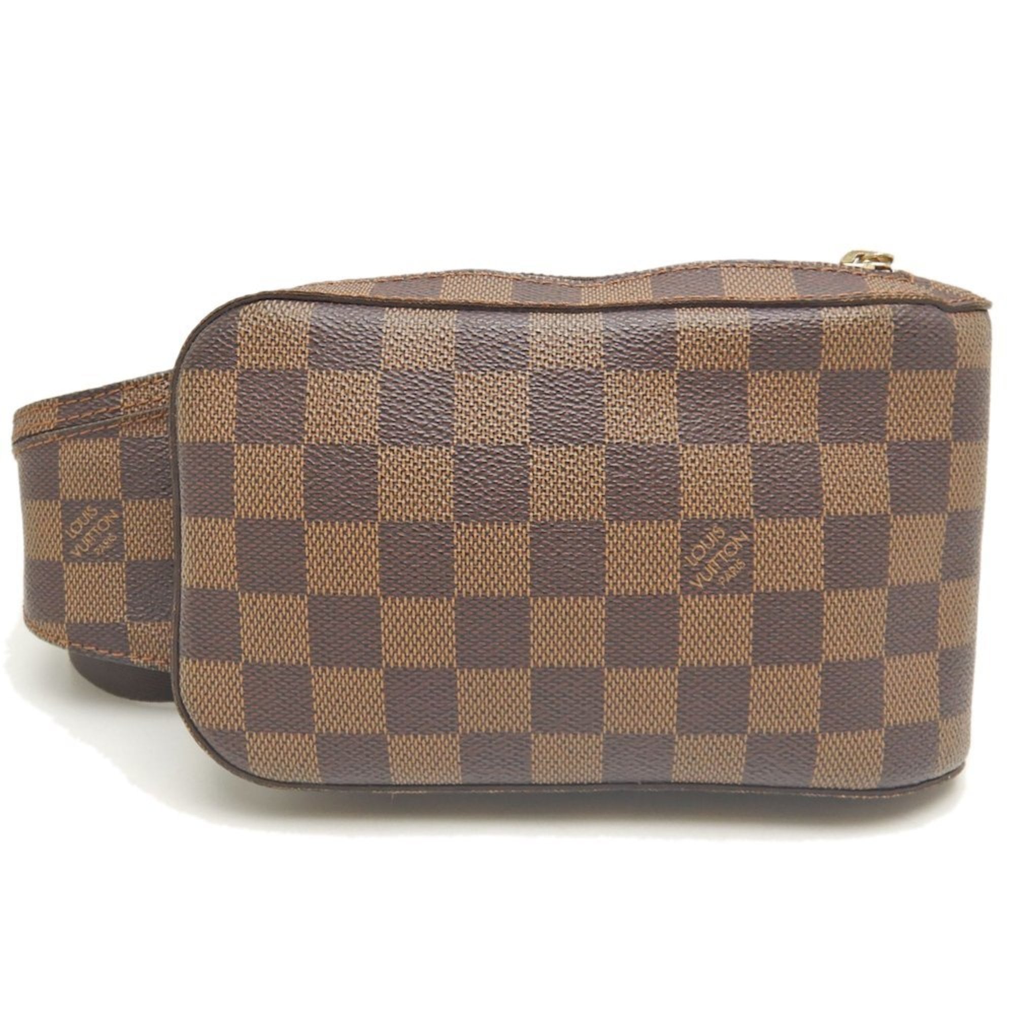 Louis Vuitton Brown Ebene Pvc Sling Bag