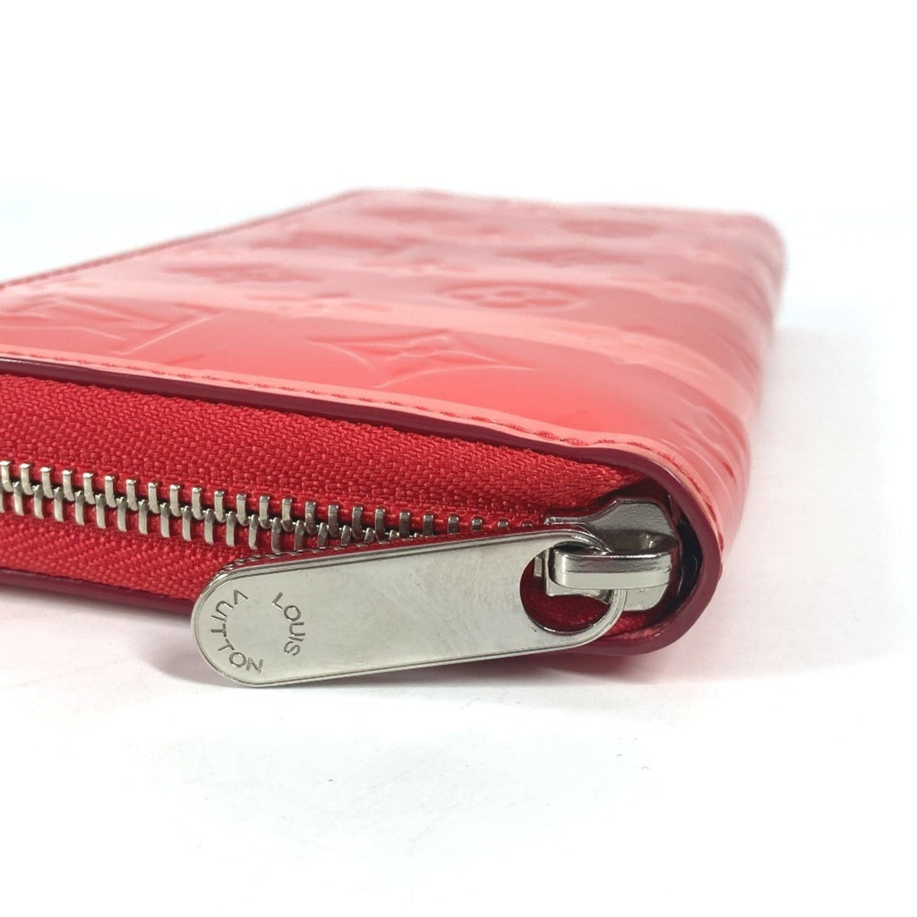 Louis Vuitton Pink Poppy Petal Monogram Vernis Rayures Long Wallet