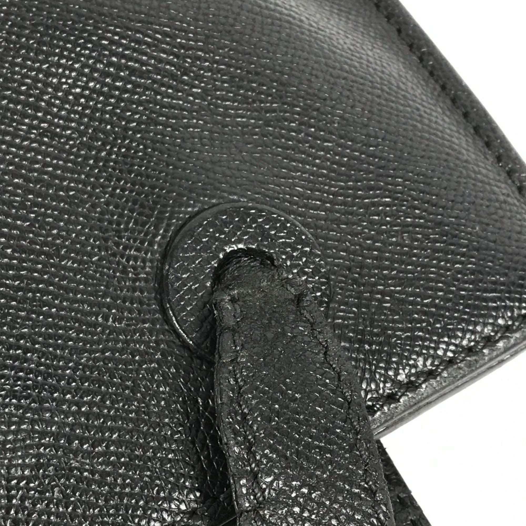 Chanel Black Grained Calfskin Shoulder Bag Tote Bag