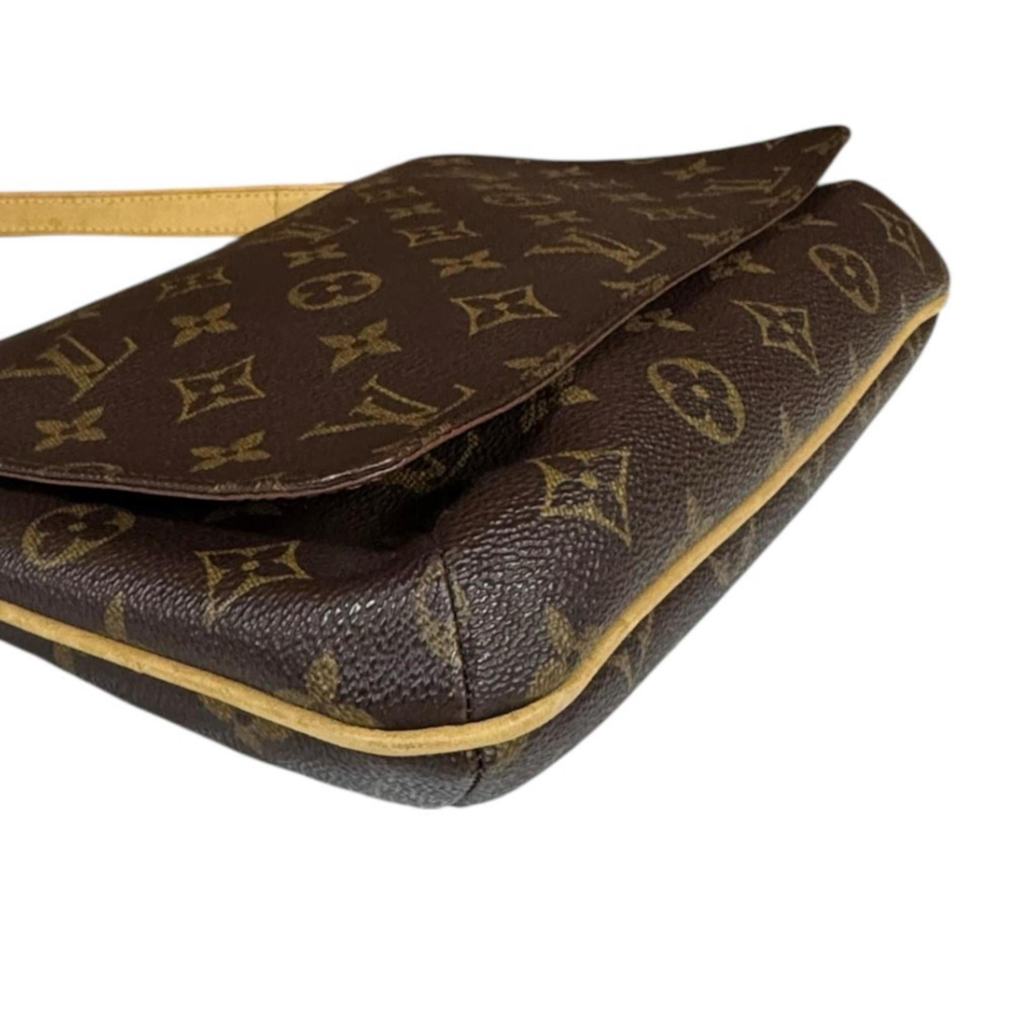 Louis Vuitton Brown Monogram Canvas Shoulder Bag