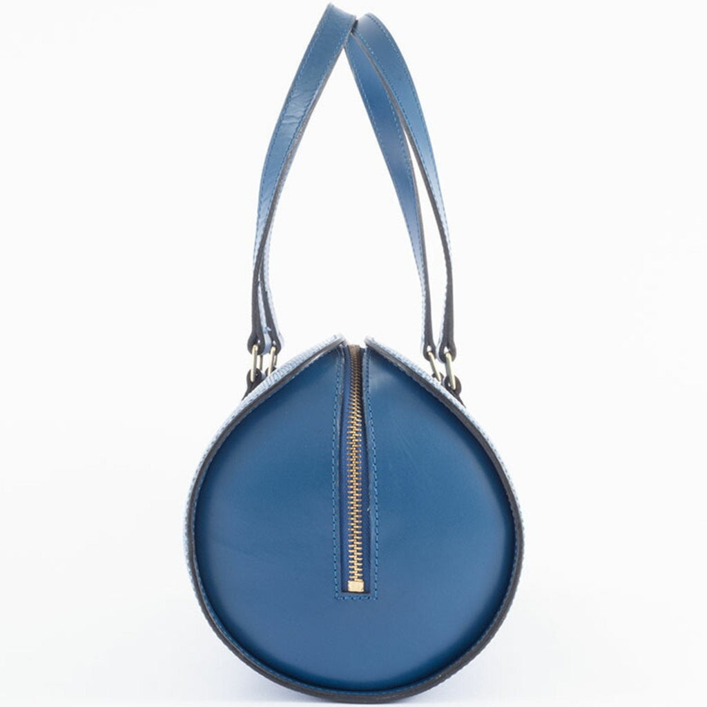 Louis Vuitton Epi Toledo Blue Epi Leather Handbag