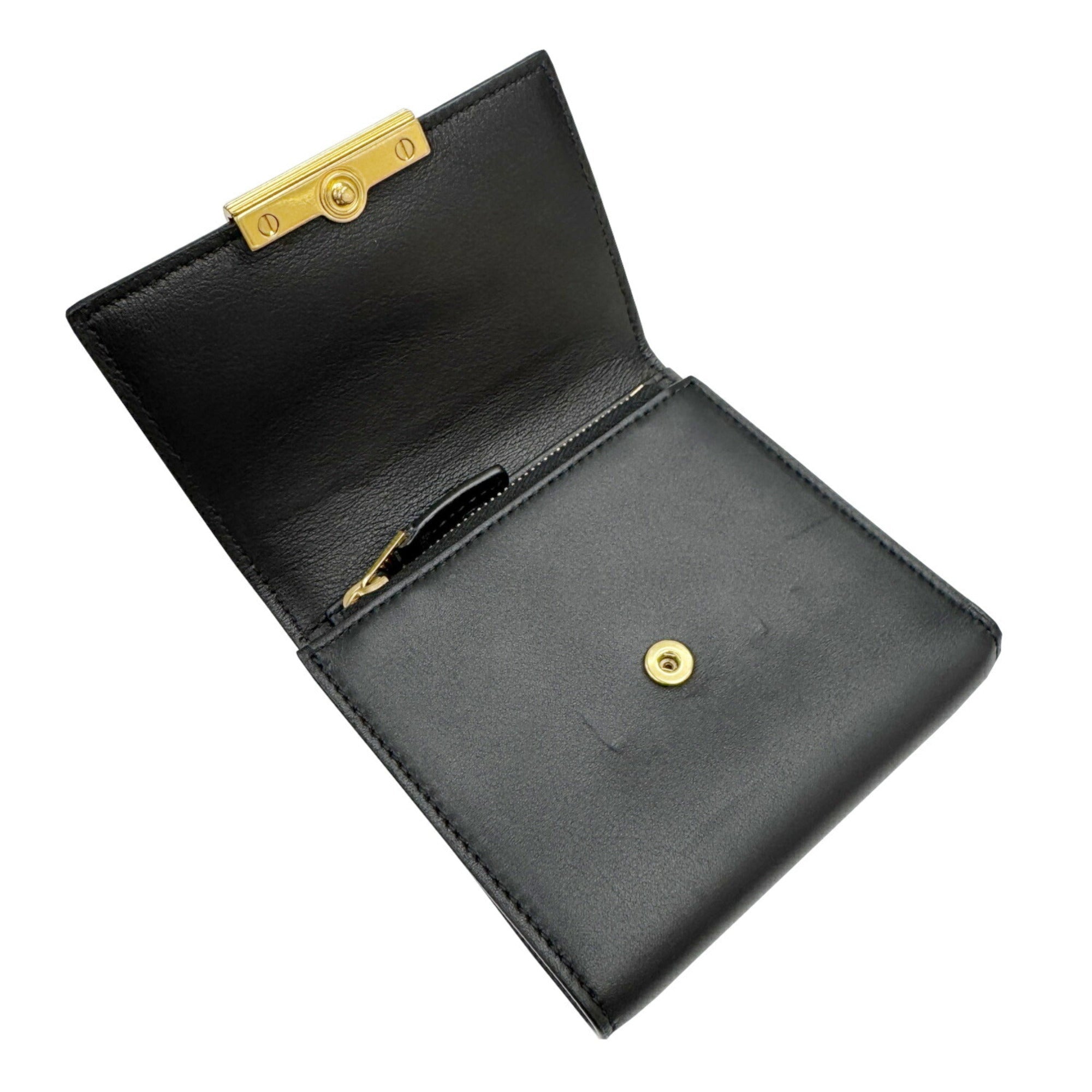 Bottega Veneta Black Wallet (Tri-Fold)