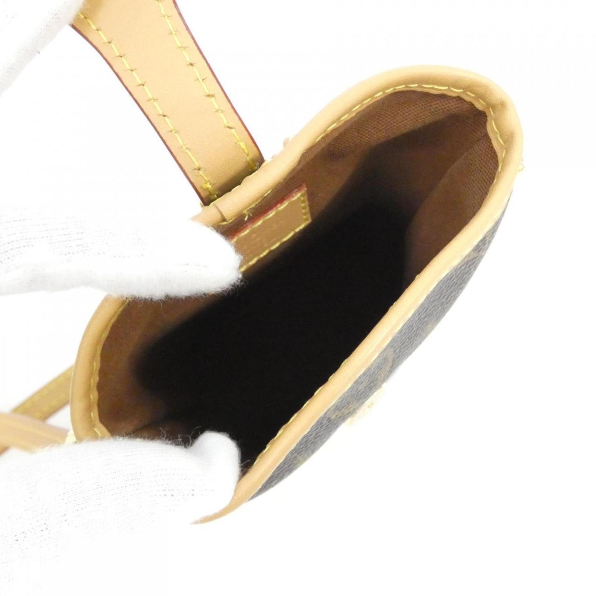 Louis Vuitton Brown Coated Canvas Handbag