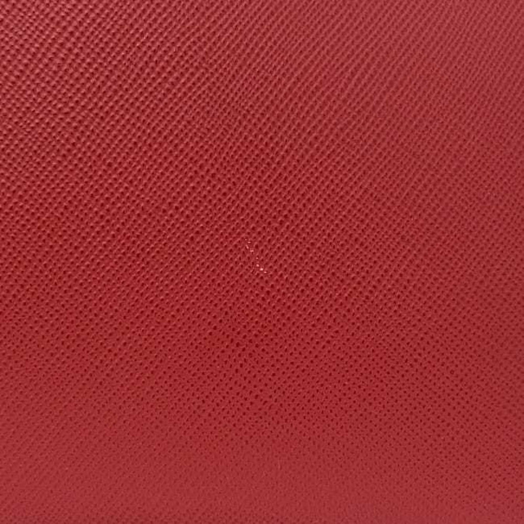 Prada Fuoco Red Color Saffiano Triangle Tote Bag