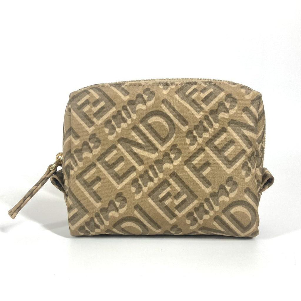 Fendi Beige Nylon Pouch