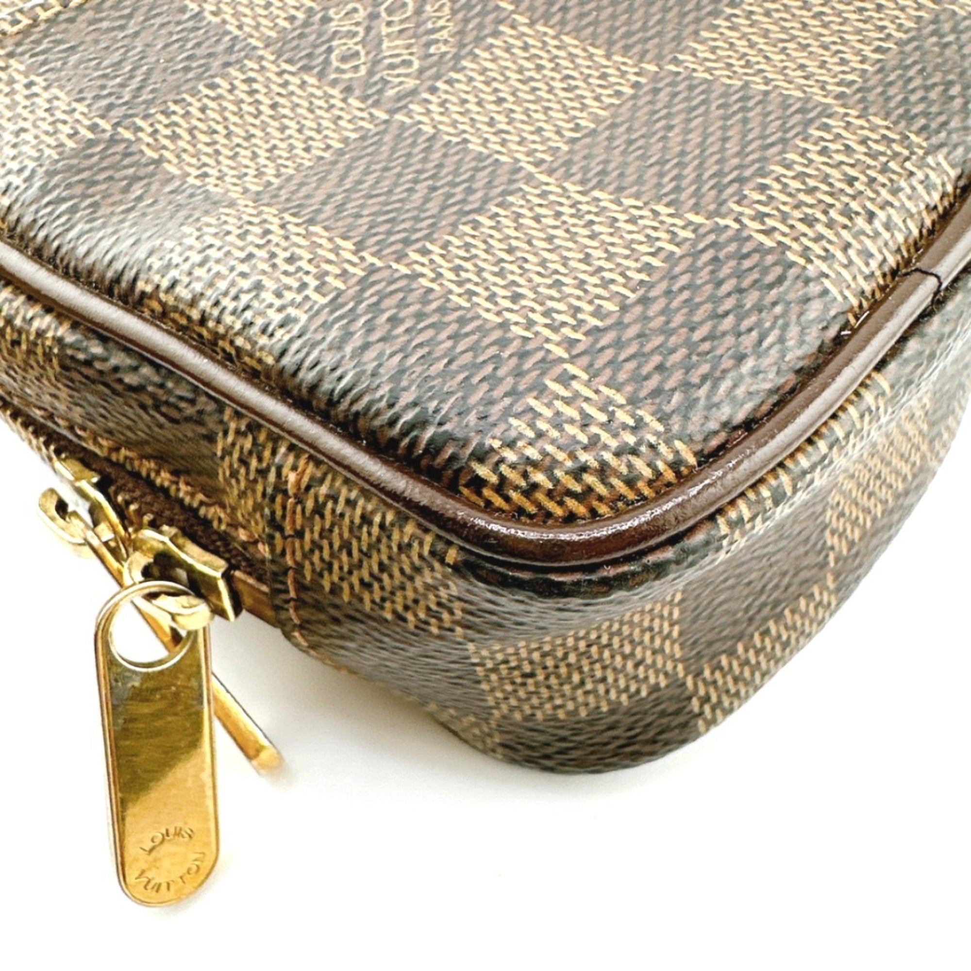 Louis Vuitton Brown Damier Canvas Pouch
