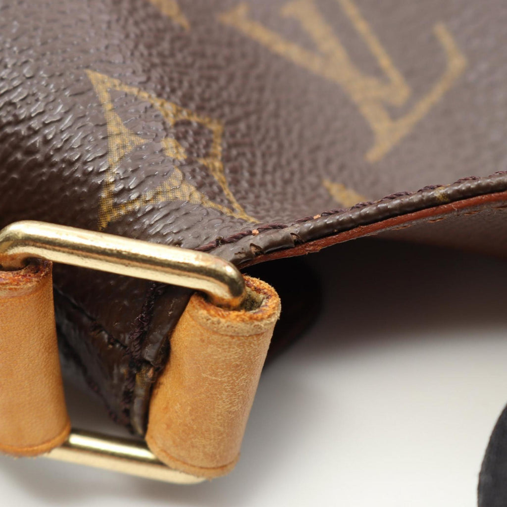 Louis Vuitton Brown Coated Canvas Shoulder Bag