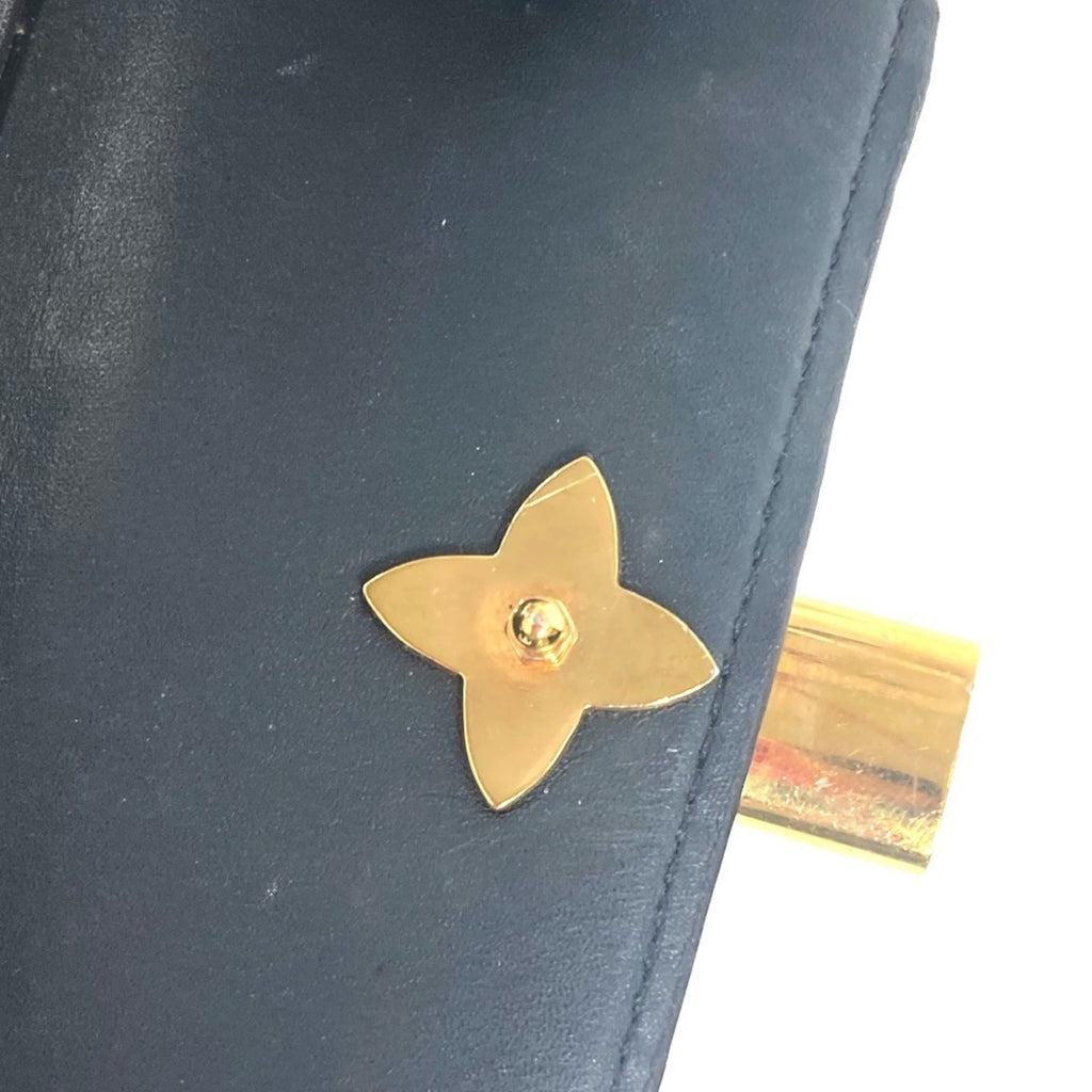 Louis Vuitton Monogram Black Brown Monogram Wallet (Tri-Fold)
