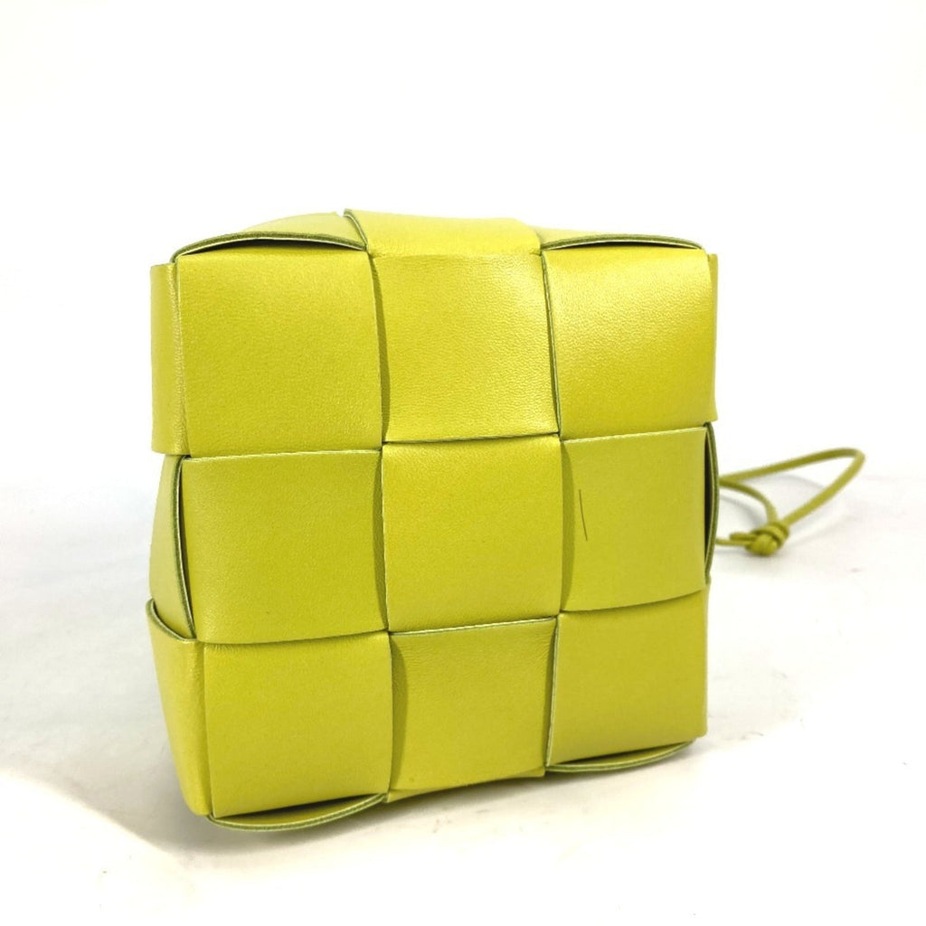 Bottega Veneta Light Green Leather Pochette Shoulder Bag