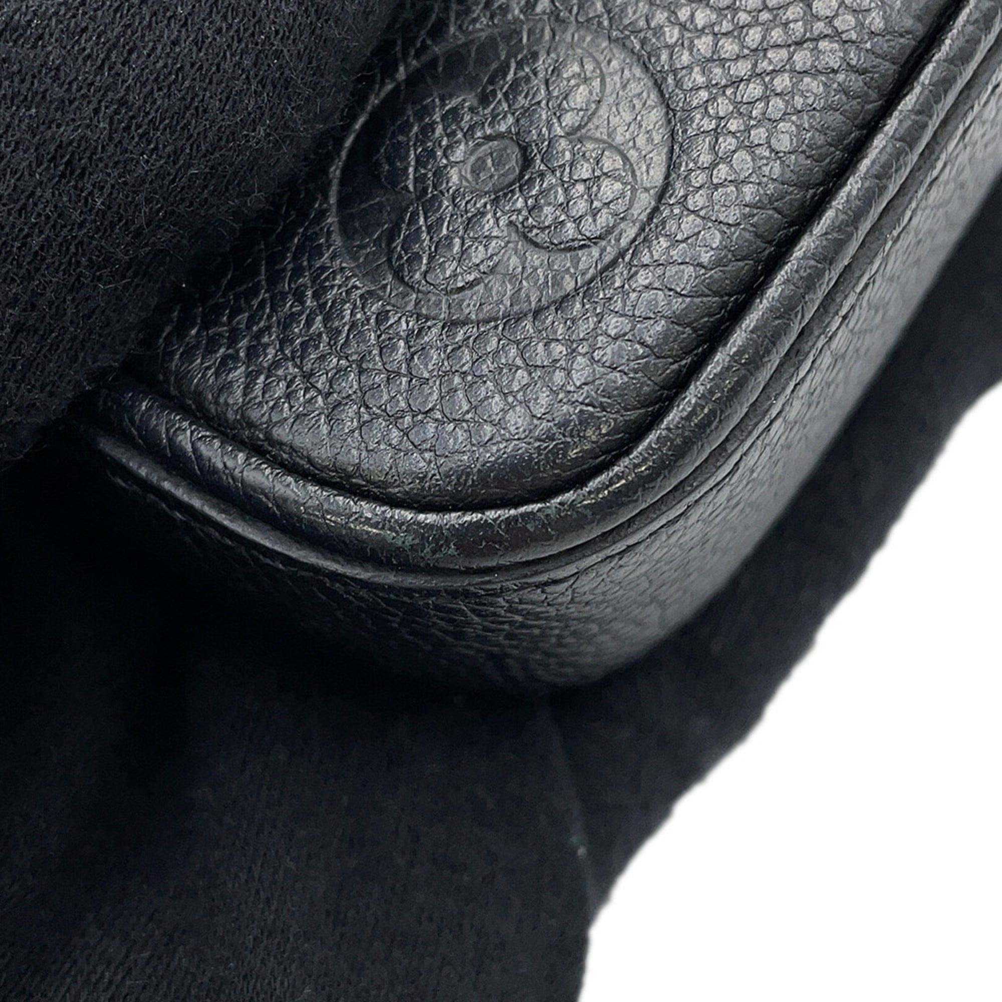 Louis Vuitton Noir Monogram Empreinte Shoulder Bag