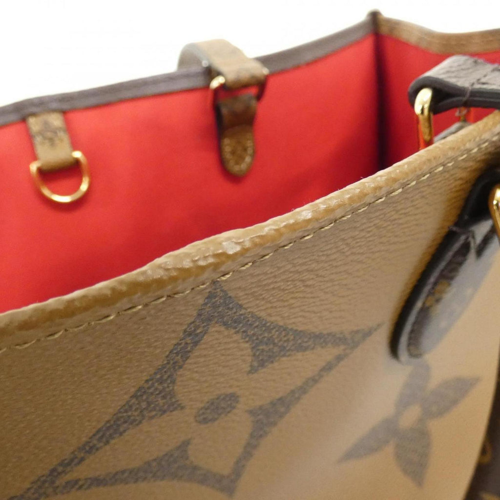 Louis Vuitton Marron Coated Canvas Handbag