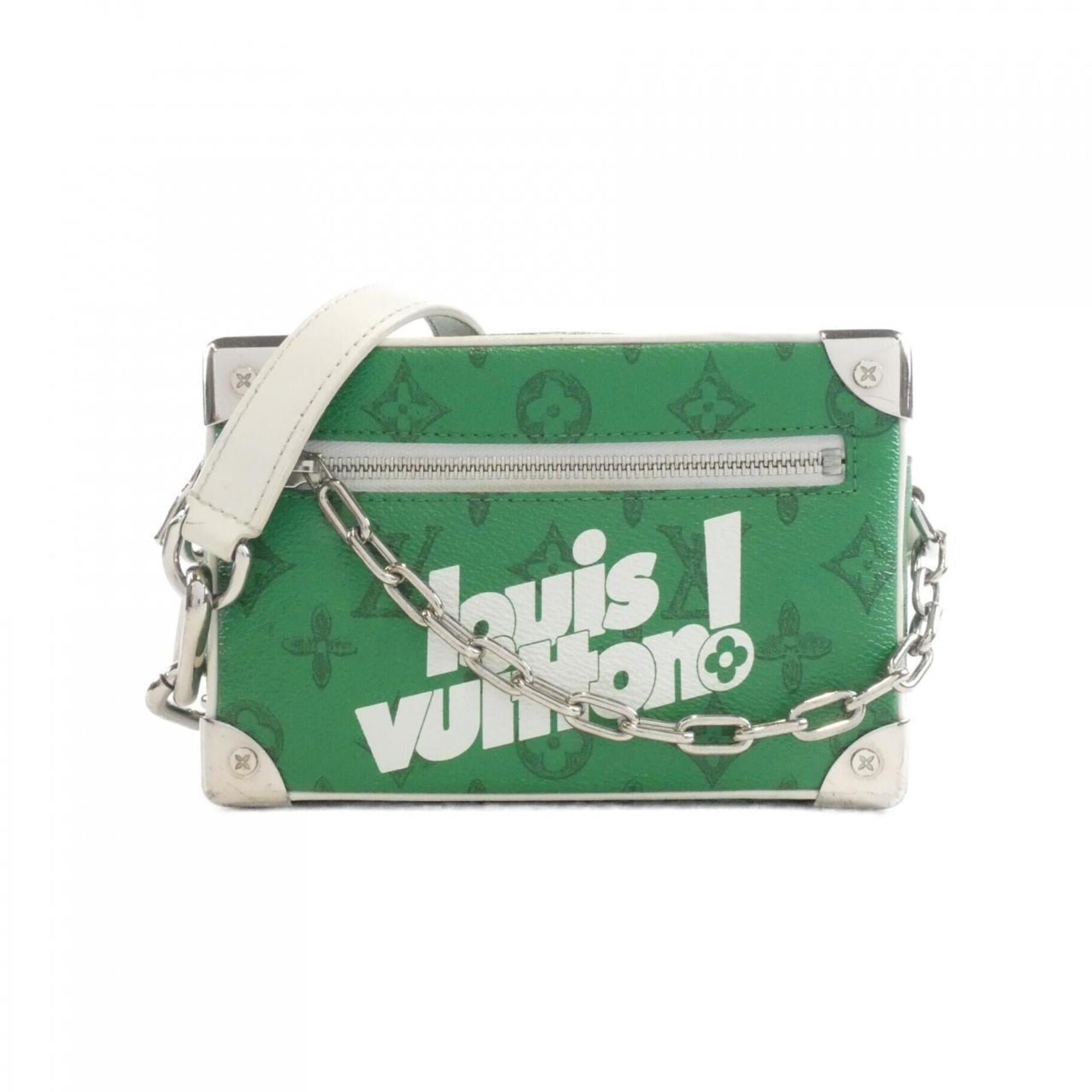 Louis Vuitton Vert Coated Canvas Shoulder Bag
