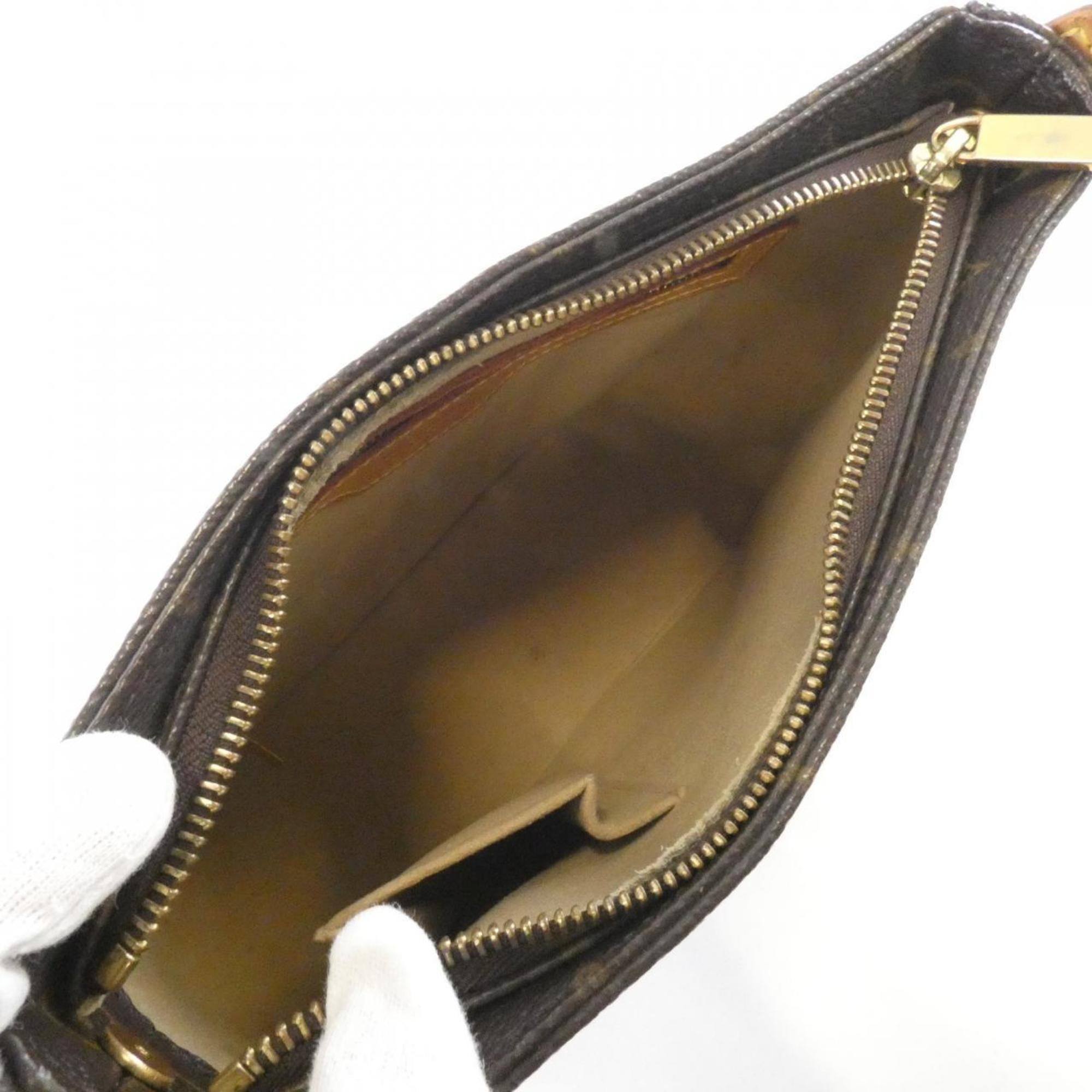 Louis Vuitton Brown Coated Canvas Shoulder Bag