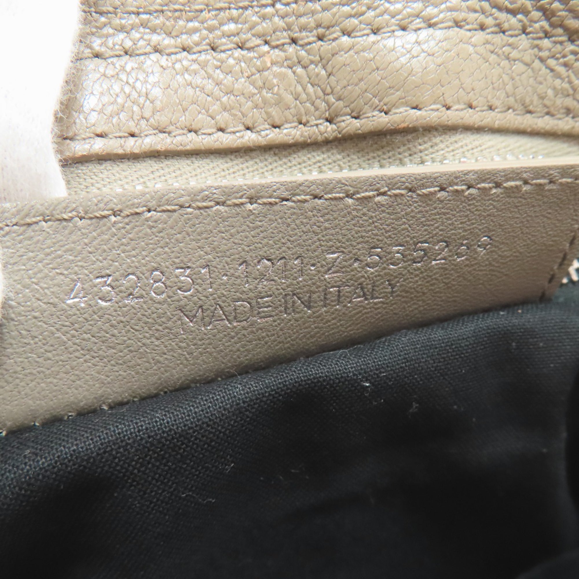 Balenciaga Gray Leather Hand