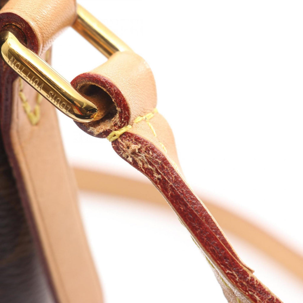 Louis Vuitton Brown Monogram Coated Canvas Leather Handbag Shoulder Bag