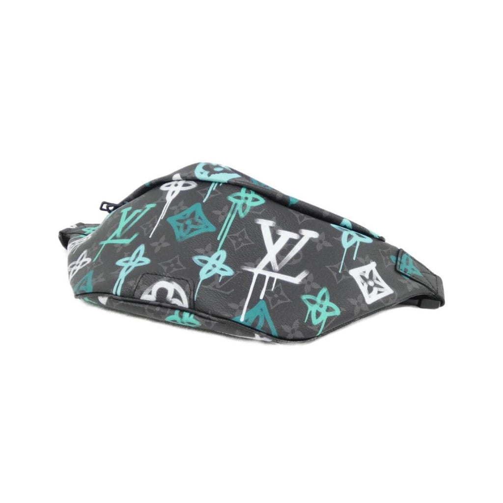 Louis Vuitton Black Coated Canvas Shoulder Bag