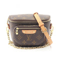 Louis Vuitton Brown Monogram Coated Canvas Leather Handbag