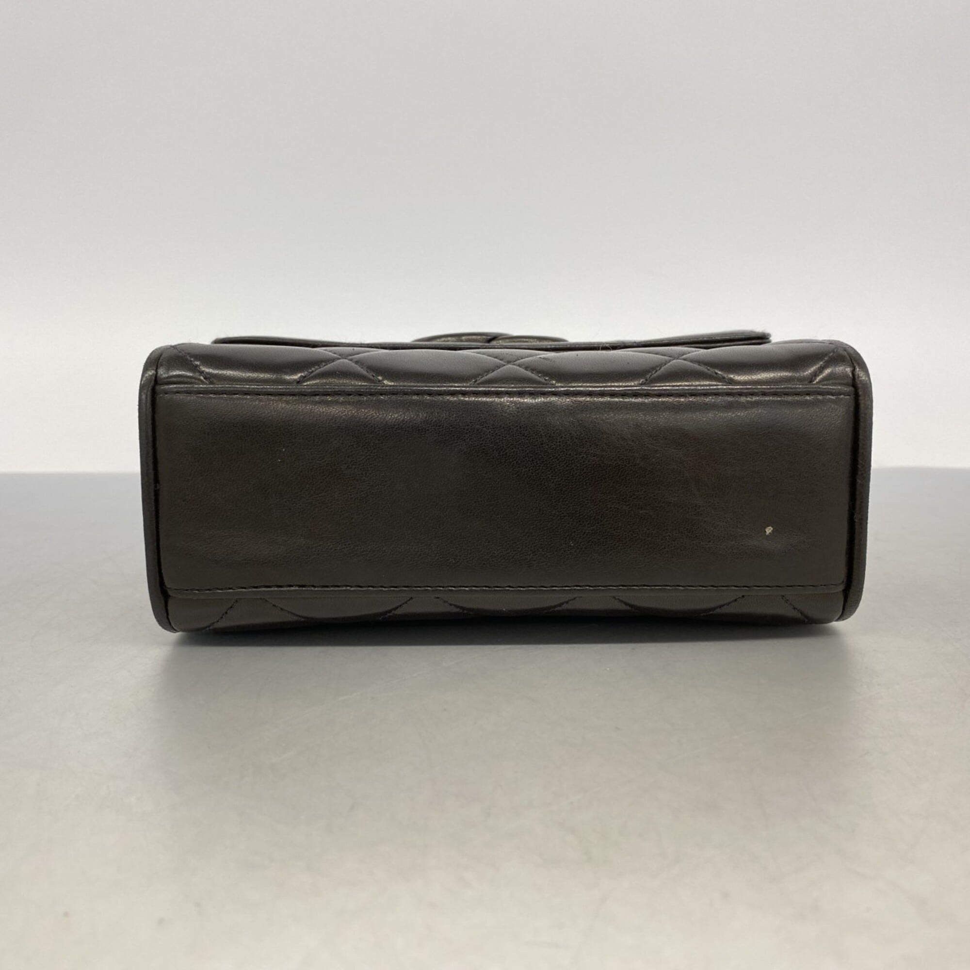 Chanel Black Leather Shoulder Bag