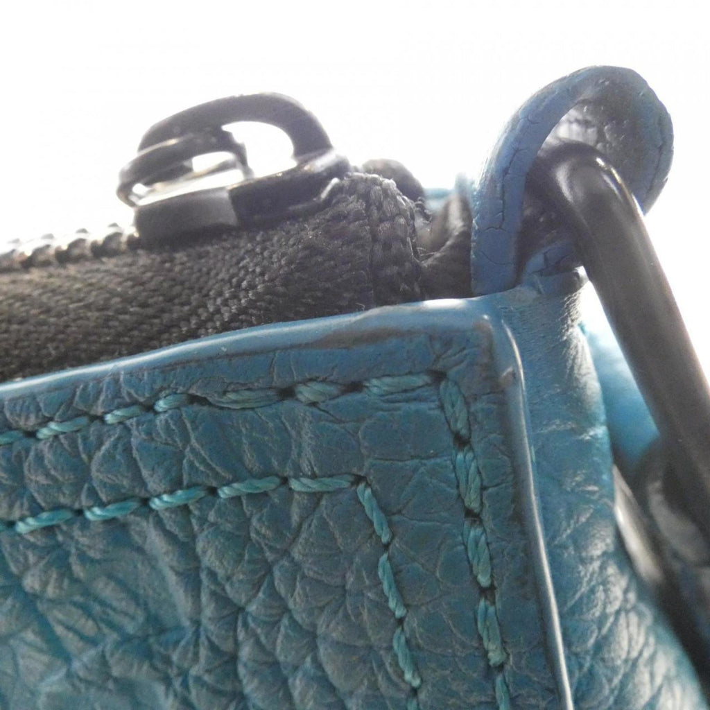 Louis Vuitton Turquoise Leather Shoulder Bag