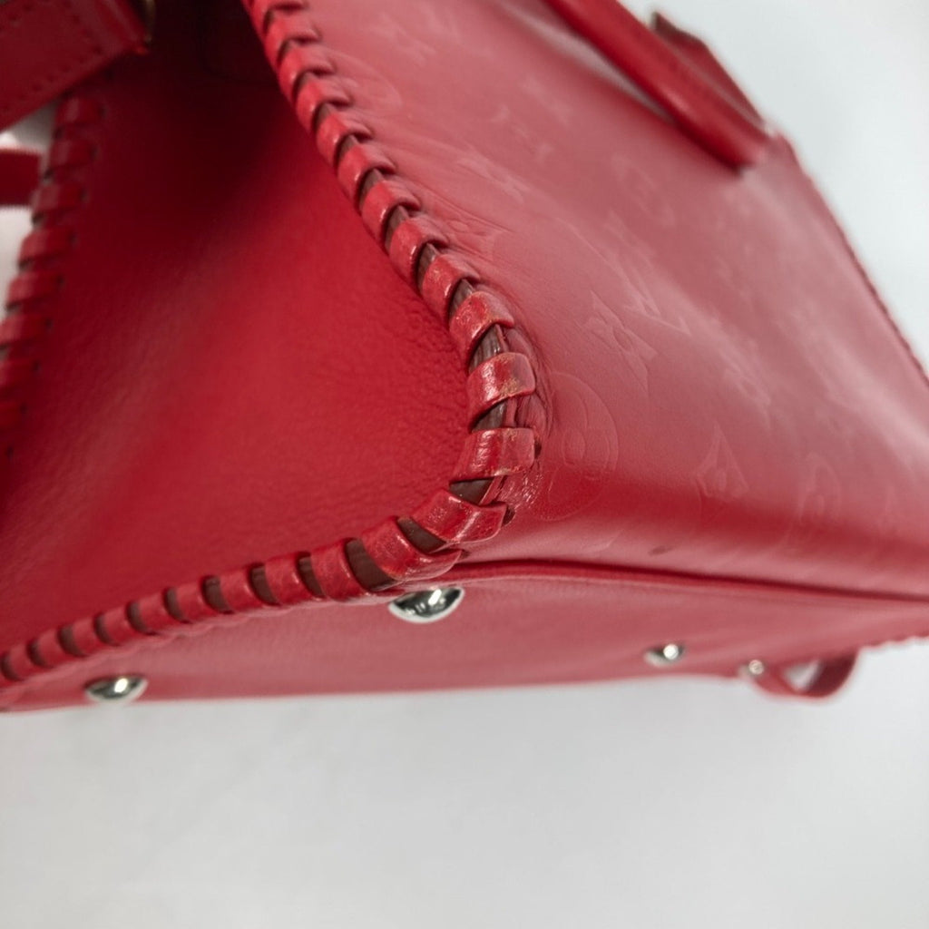 Louis Vuitton Monogram Red Color Ruby Monogram Handbag Shoulder Bag Tote Bag