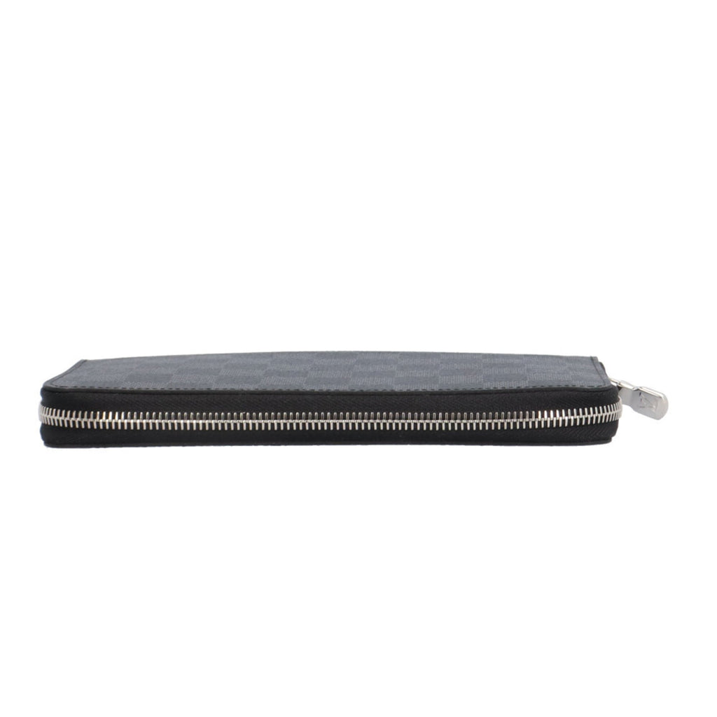 Louis Vuitton Black Gray Damier Graphite Long Wallet