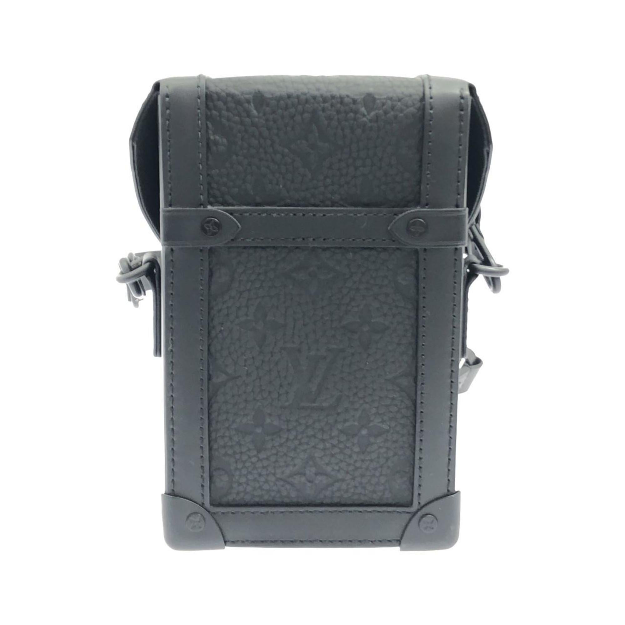Louis Vuitton Black Leather Shoulder Bag