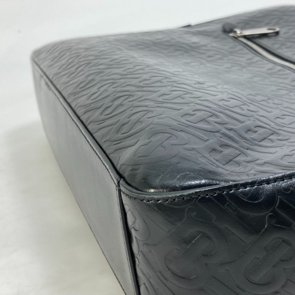 Burberry Black Leather Handbag Shoulder Bag