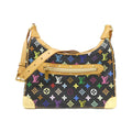 Louis Vuitton Monogram Multicolore Black Coated Canvas Shoulder Bag